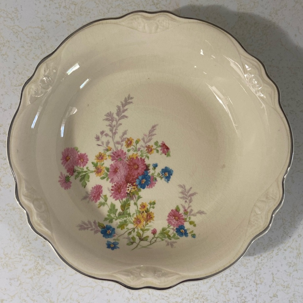 Vintage Homer Laughlin Virginia Rose Bowl